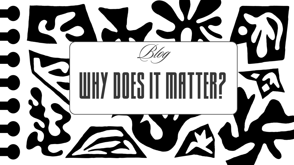 Why does it&nbsp;matter??